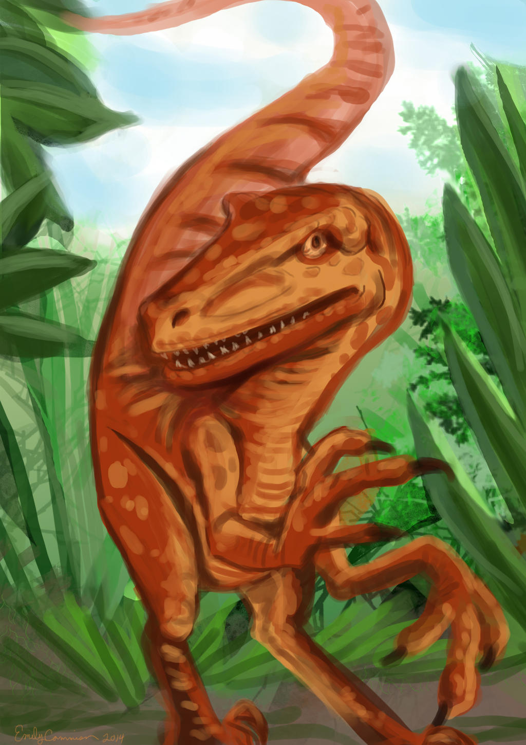 Raptor Roping Deviantart Raptor Speedpaint Practice by EmilyCammisa on DeviantArt
