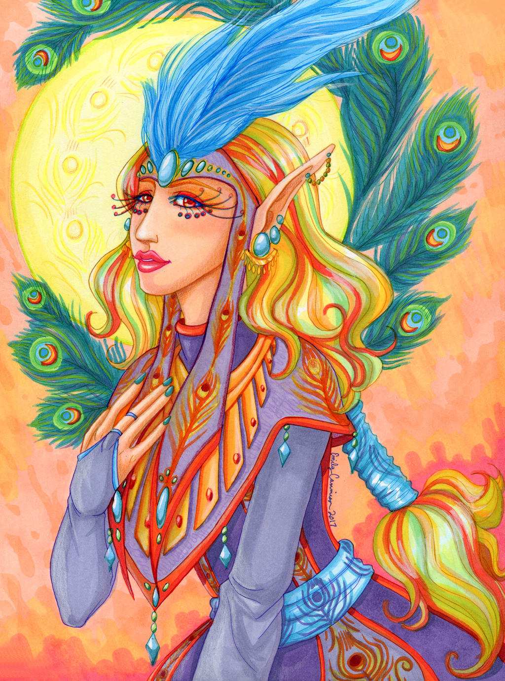Carnival Priestess Colored by EmilyCammisa