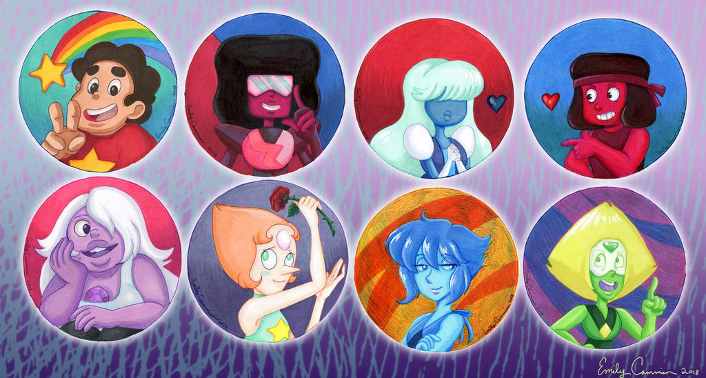 Steven Universe Portraits by EmilyCammisa