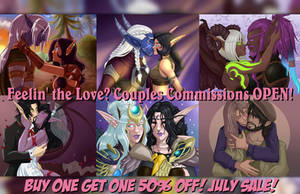 BOGO Couples Art Commission SALE!