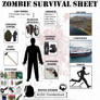 Zombie Survival Sheet - Winter