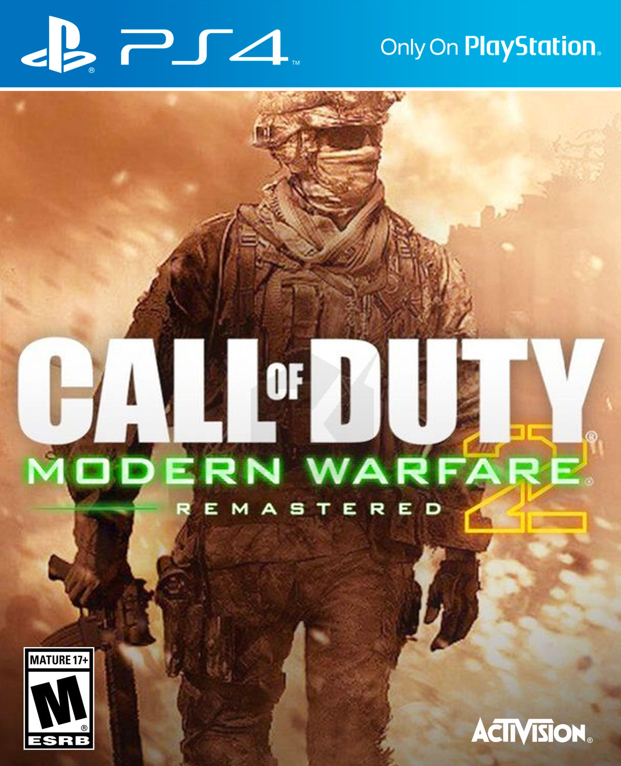 Call of duty modern warfare 2 playstation 4 cover