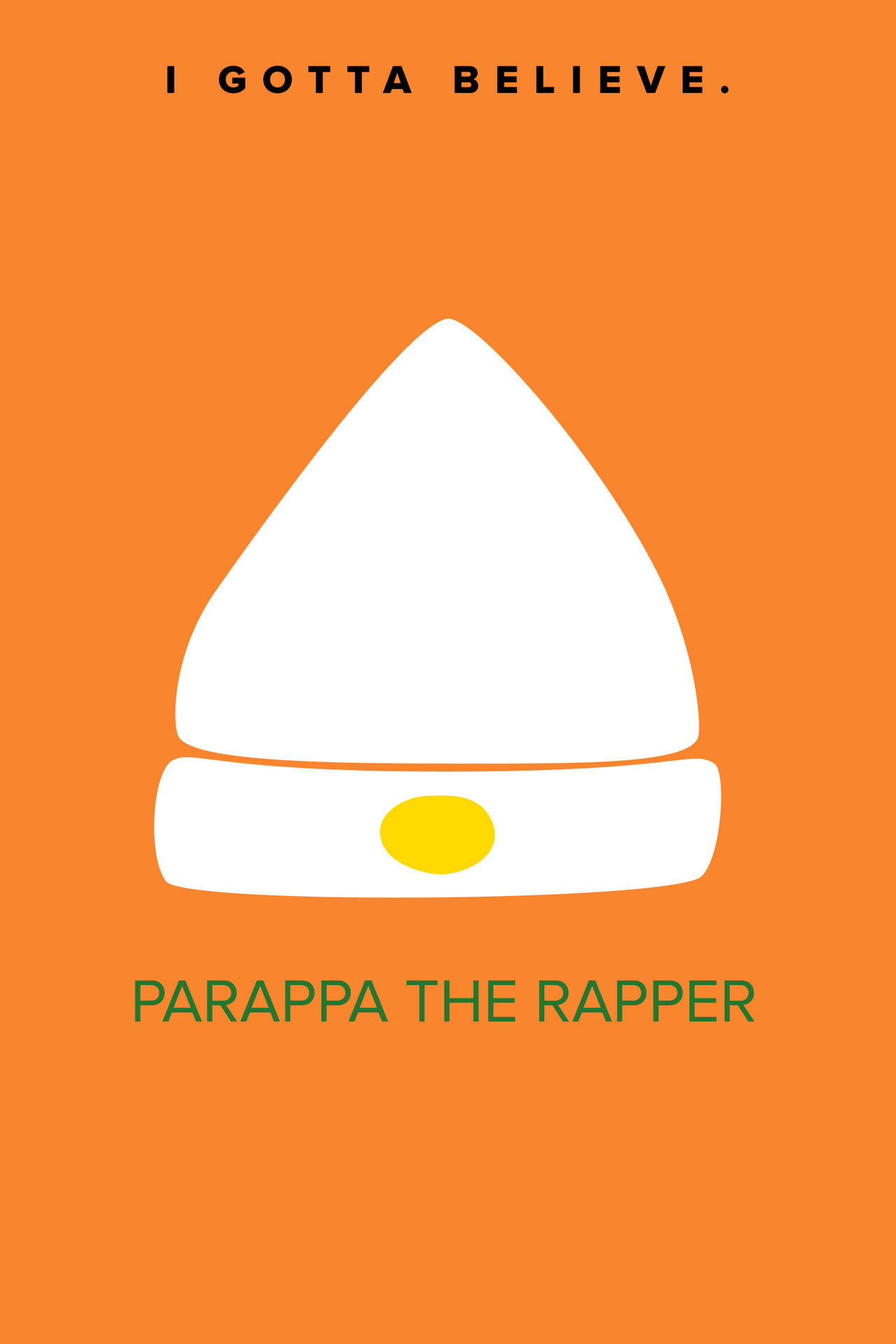 Minimalist Poster: Parappa the Rapper by UnitedWorldMedia on DeviantArt