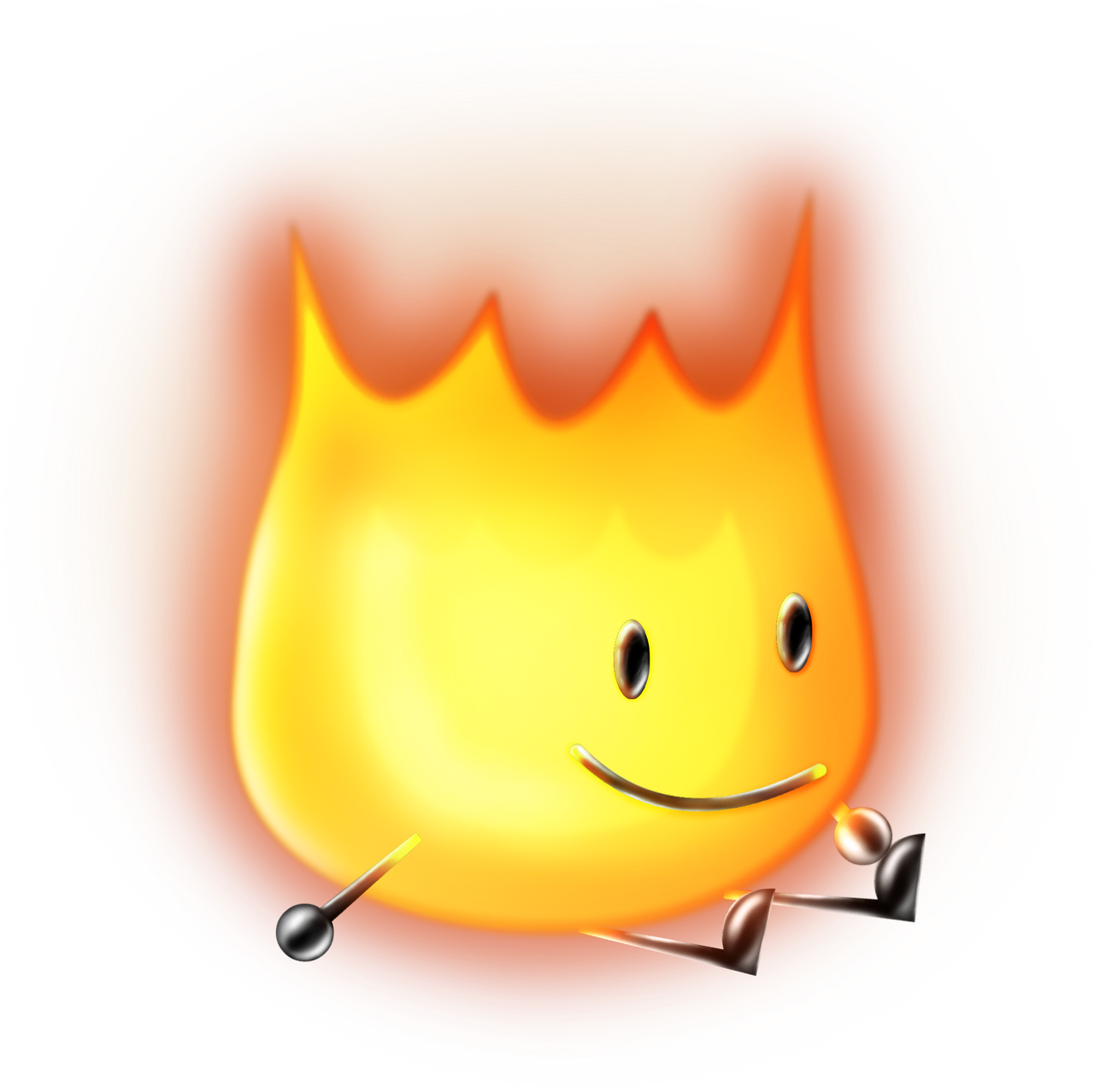 Firey but in detailed shading by UnitedWorldMedia on DeviantArt