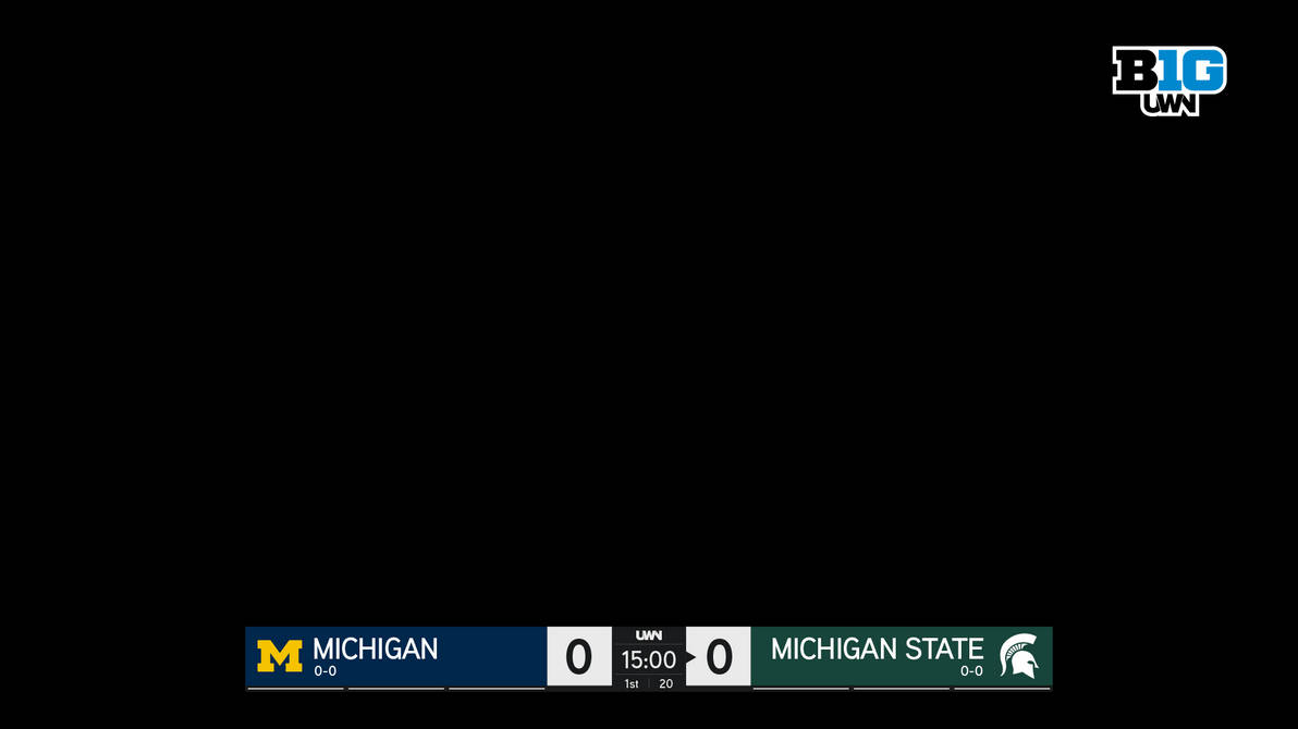 UWN College Football scorebug (2020, Big Ten) by UnitedWorldMedia on ...