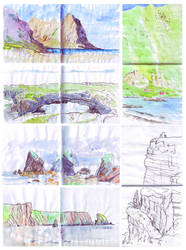 Norway Ireland sketches