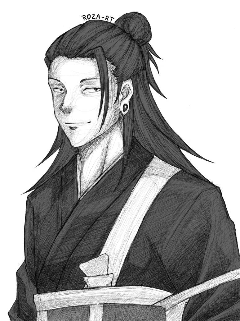 Jujutsu Kaisen Sketch Series 2/12 - Suguru Geto by roza-rt on DeviantArt