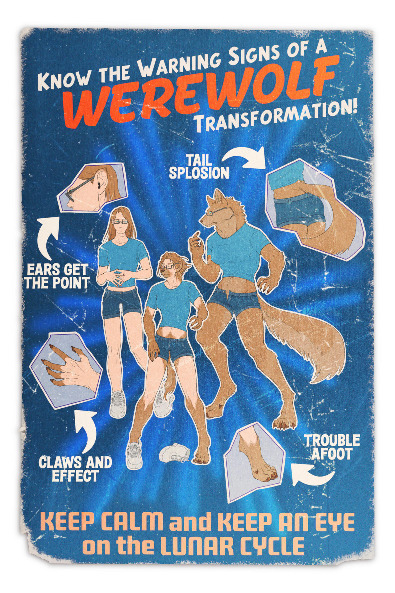 Know the Warning Signs: Werewolf Transformation by nothere3 on DeviantArt