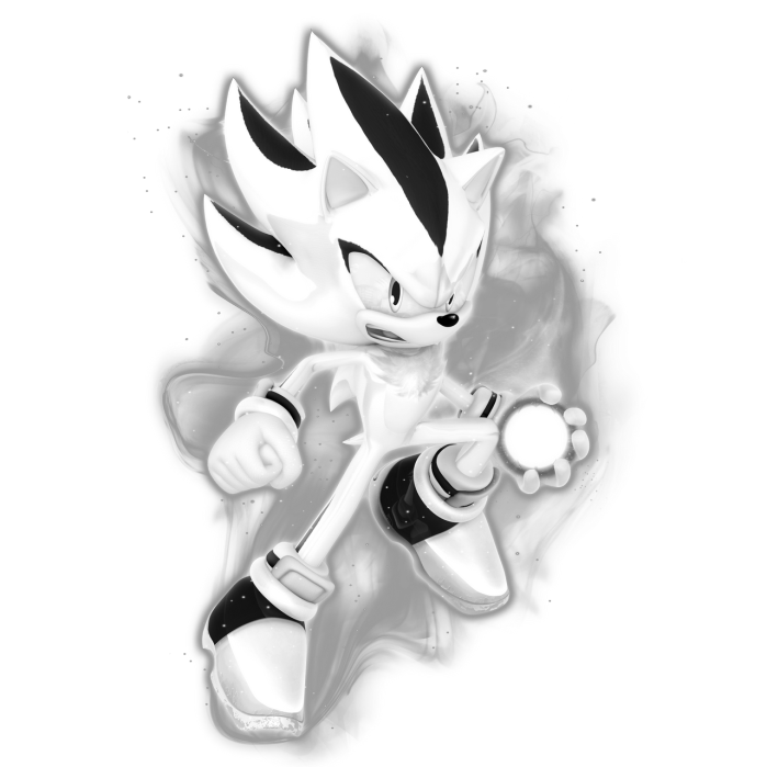 Hyper Sonic Black (Aura) by Sangata099 on DeviantArt