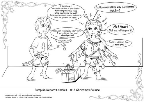 Pumpkin Reports Comics -#14 Christmas Failure !