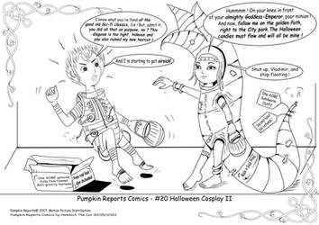 Pumpkin Reports Comics-#20 Halloween cosplay 2