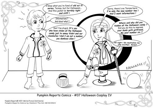 Pumpkin Reports Comics-#37 Halloween Cospaly IV