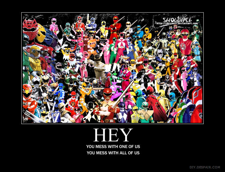 power rangers motivational by fullfurian on DeviantArt