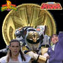 kiba ranger and white mighty morphin wall paper