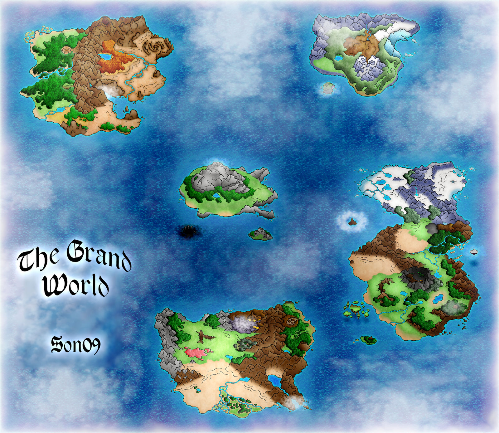 Grand World: Geographic map by pendragon55 on DeviantArt