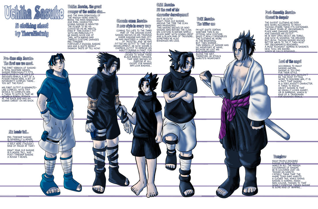 Kakashi - Sasuke has changed so much through the years.