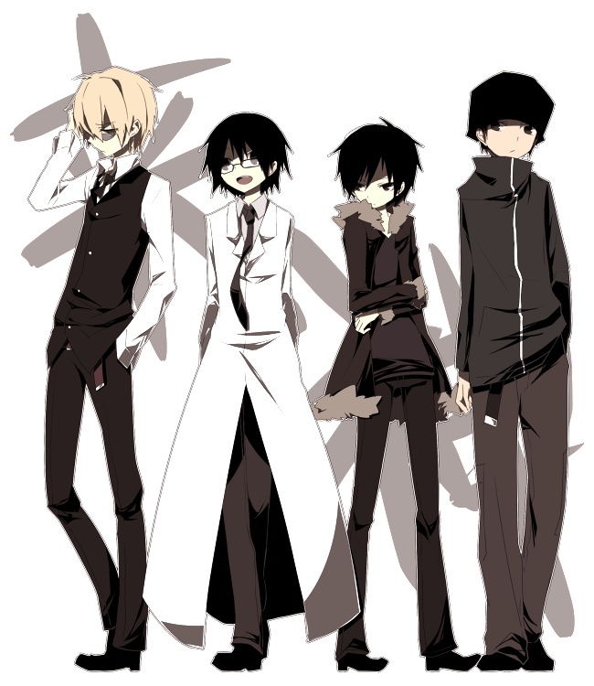 Shizuo, Shinra, Izaya, And Dotachin