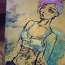 punk girl on my drawing panel