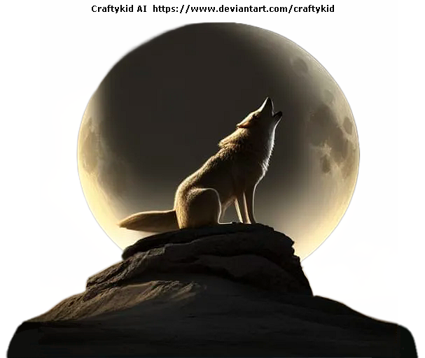 Craftykidai Wolf Howling At Moon 1 by Craftykid on DeviantArt