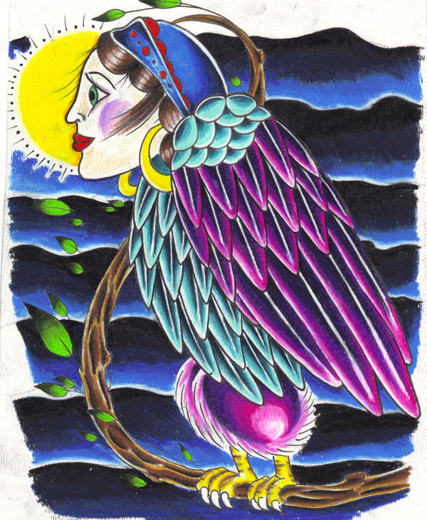 Half Women Half Bird Thing by MfMase on DeviantArt