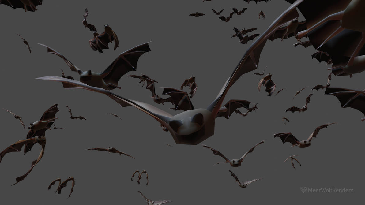 Bats Animation by MeerWolfRenders on DeviantArt