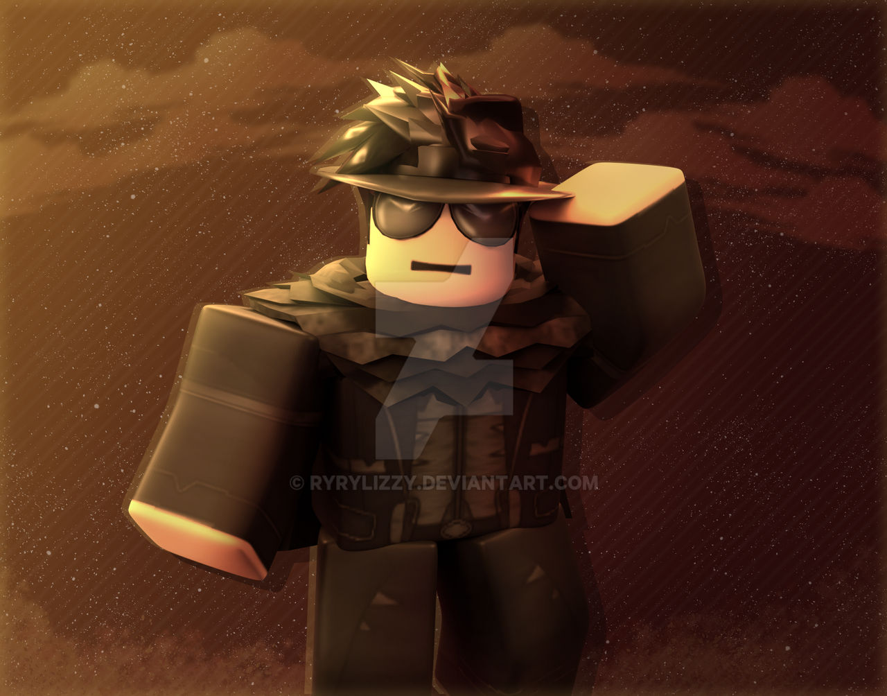 I made this GFX with Roblox Studio by YTSunnyFlxwerHxney on DeviantArt