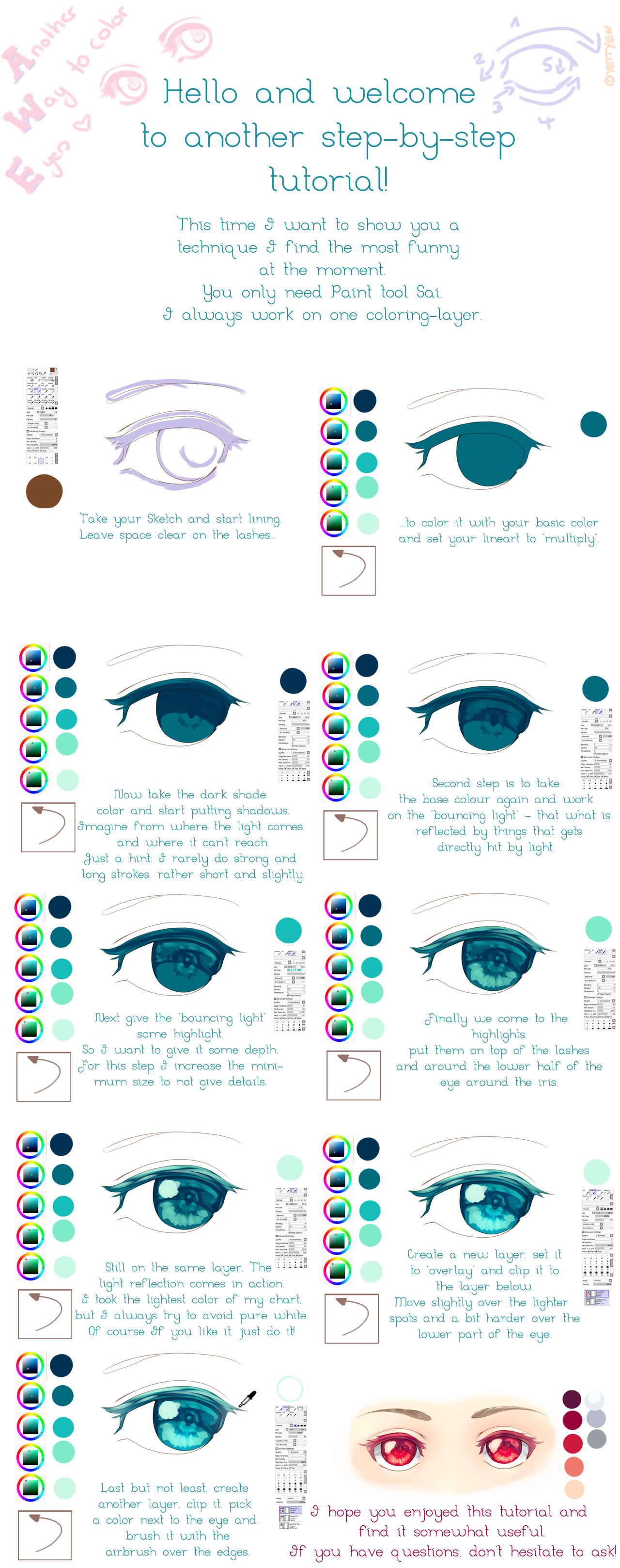 Eye Tutorial by Yettyen on DeviantArt
