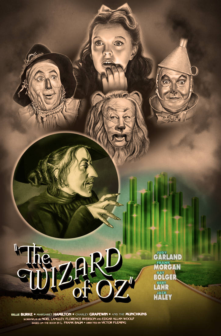 Wizard Of Oz Movie Poster by Marstonmac on DeviantArt