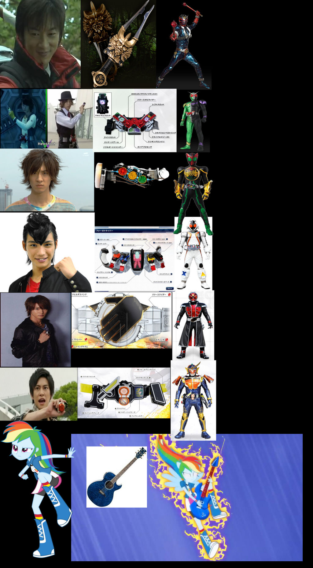 Kamen Rider Transformation First Kamen Rider transformation ideas Vs Rainbow Dash's by JFPierre on ...