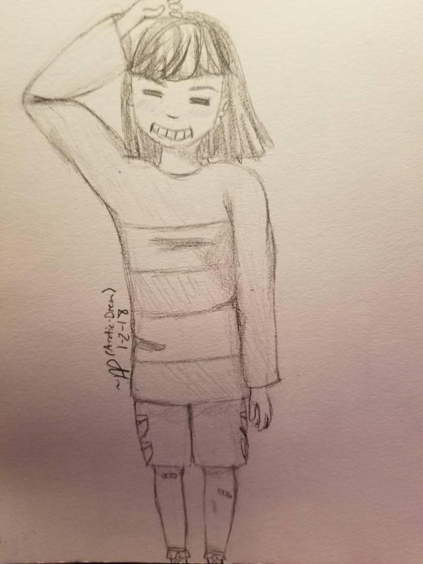 Frisk Reference Drawing Frisk by Arctic-Dream on DeviantArt
