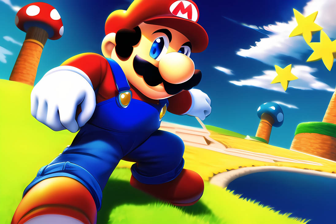 Super Mario (AI Art) by NinjawsGaiden on DeviantArt