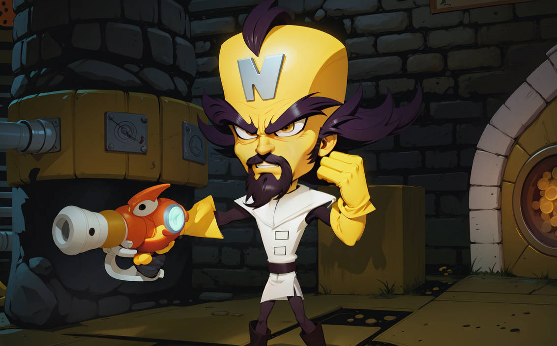 Neo Cortex Inventions Dr. Neo Cortex (AI Art) by NinjawsGaiden on DeviantArt
