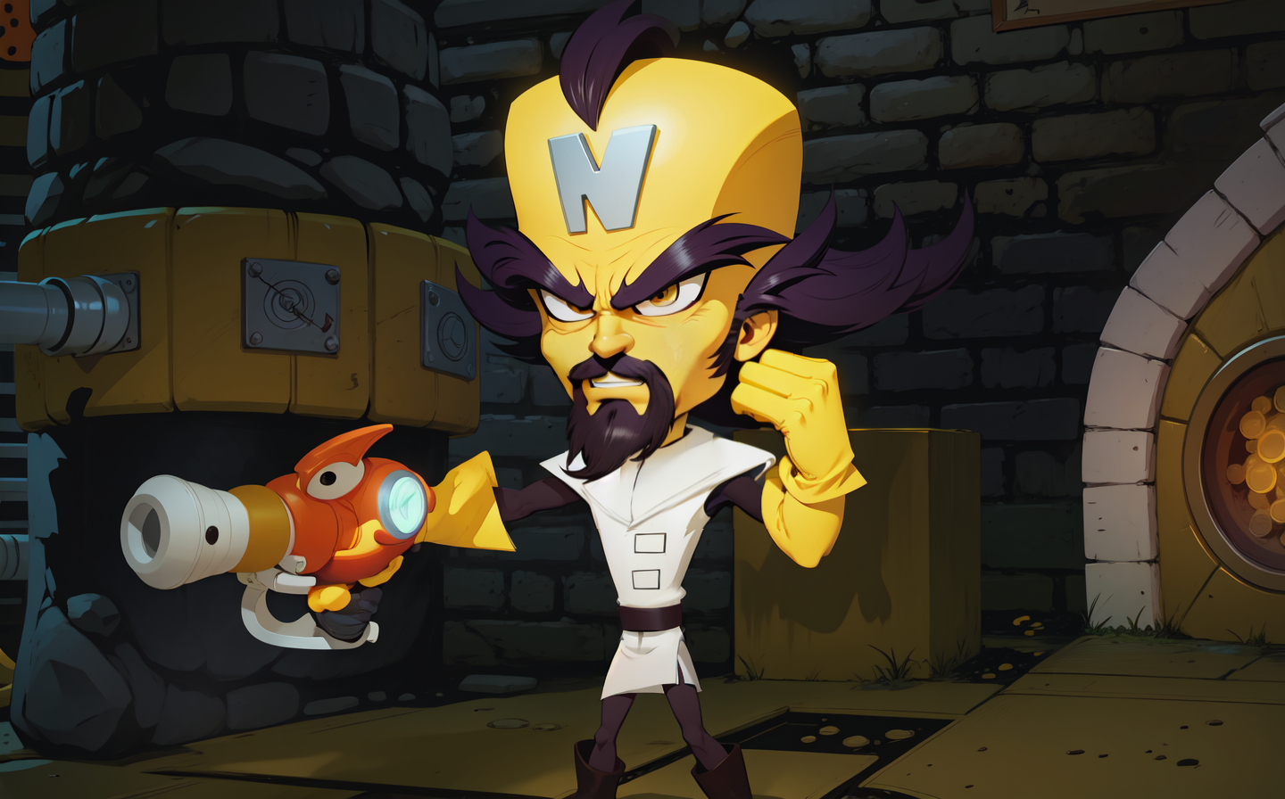 Neo Cortex Humans Dr. Neo Cortex (AI Art) by NinjawsGaiden on DeviantArt