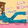 Link and Dogui naughty Dog XD