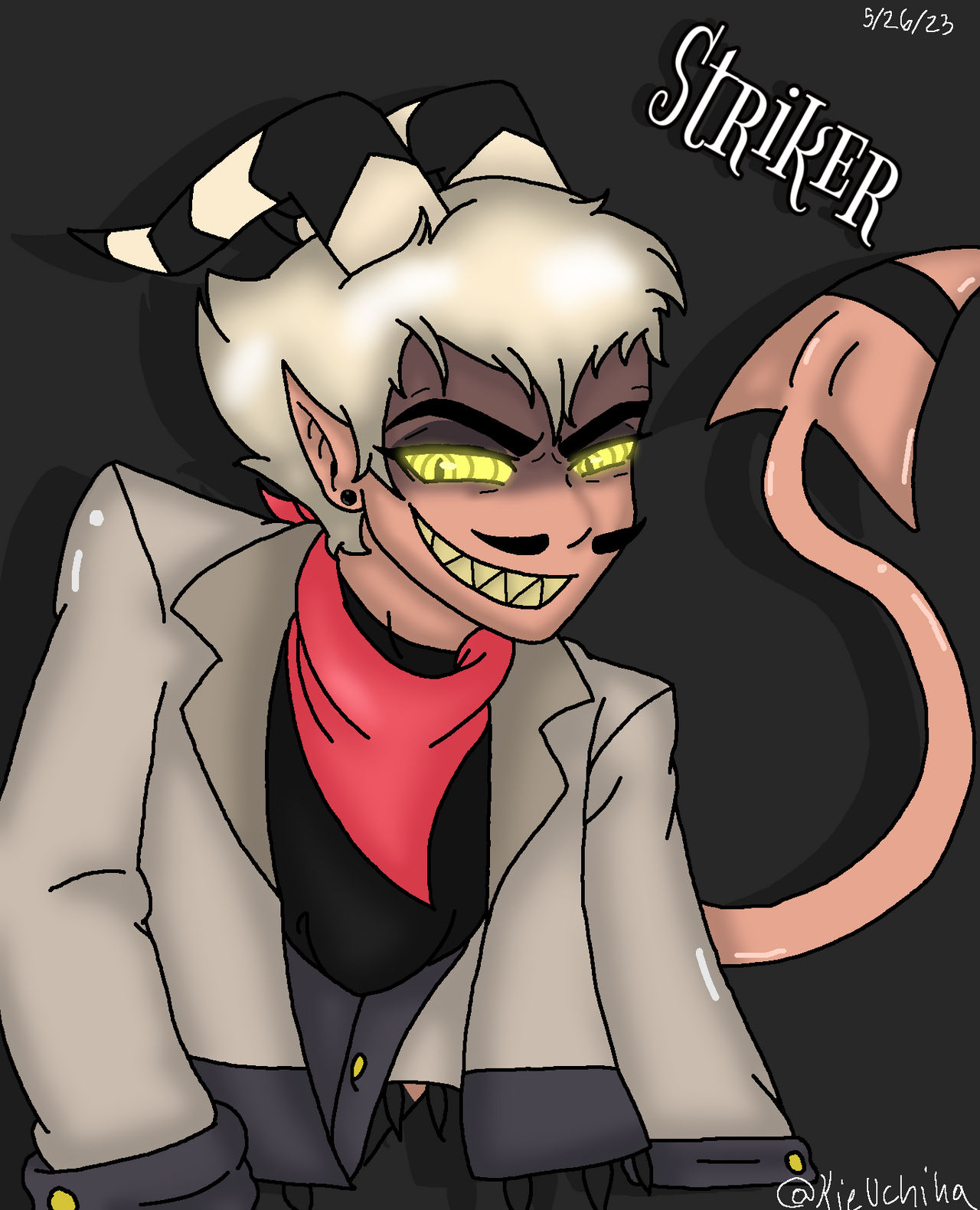 Striker R Striker (Helluva Boss) by KieUchiha on DeviantArt