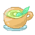 Free matcha latte icon