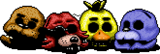 Five Nights at Freddy's 3 - Ending heads - GIF