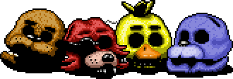 Five Nights at Freddy's 3 - Ending heads - GIF