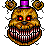 Five Nights at Freddys 4 - Nightmare Fredbear -GIF by GEEKsomniac