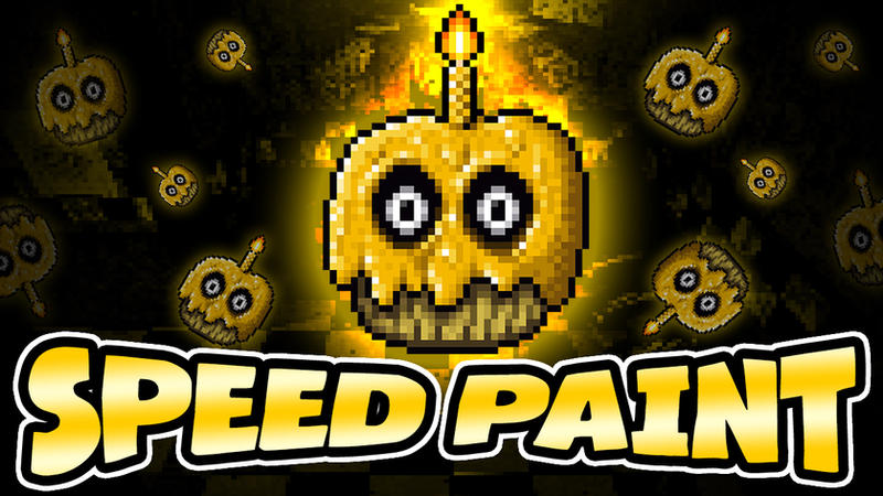 Golden Cupcake - SPEEDPAINT - FNAF 3 Easter egg