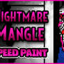 Nightmare Mangle - SPEEDPAINT - FNAF4