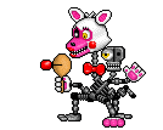 Adventure Mangle - FNAF World - Large animation