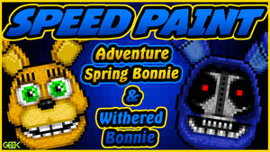 Adventure Spring Bonnie - SPEEDPAINT - FNAF World