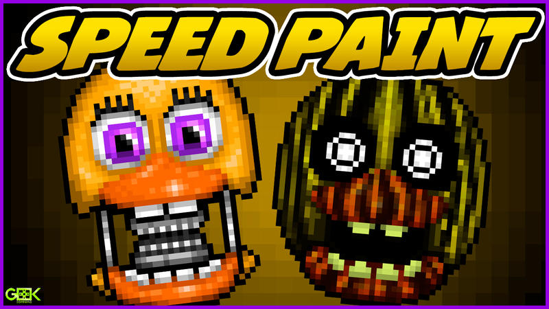 Adventure Withered Chica - SPEEDPAINT - FNAF World