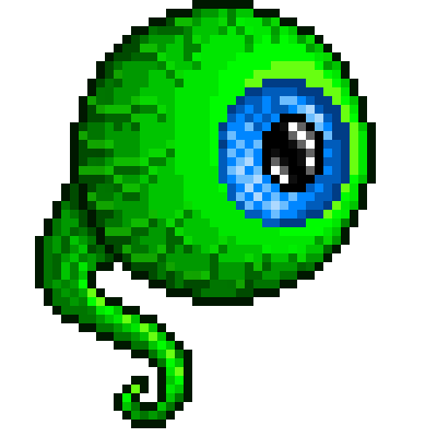 Jacksepticeye Eyeball - Large Pixel art GIF
