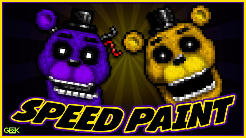 Adventure Golden Freddy - SPEEDPAINT - FNAF World