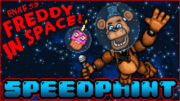 SPEEDPAINT - Freddy in Space - Pixel art Animated