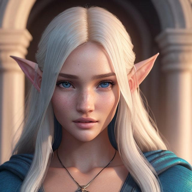 Elf Girl 11 by Darayan on DeviantArt