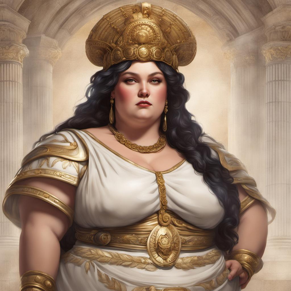 Plump Roman empress by Alexnicu on DeviantArt