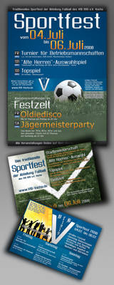 Sport event: Flyer and poster